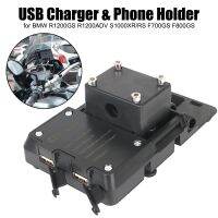 ﺴ⊙☊ 24V 12V USB Chargers 3.0 Motorcycle Phone Holder Stand 12mm Fit For BMW F800GS F700GS R1200GS Adventure GS 1200 Honda CRF1000L