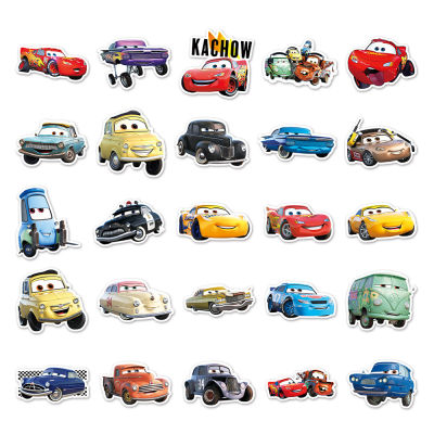 103050ชิ้นดิสนีย์น่ารักการ์ตูนรถยนต์ Lightning McQueen สติกเกอร์สเก็ตบอร์ดรถจักรยานยนต์แล็ปท็อปกันน้ำสติกเกอร์รูปลอกเด็กของเล่น