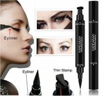 10.10 HANDAIYAN 2 in 1 Winged Eyeliner Stamp Waterproof Makeup Eye Liner Pencil Black Liquid Eyeliner