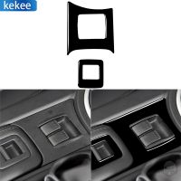 gthrrftdb For Mazda MX-5 Miata 2009-2015 Piano Black Center Armrest Console Button Switch Frame Panel Car Decoration Accessories sticker