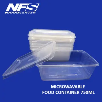 10pcs Clear ROUND Disposable Plasric Food Container, PPP Microwavable Food  Lunch Box