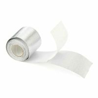 7pcs 1x Exhaust Pipe Insulation Tape 6x Zip Ties Manifolds Titanium Heat Wrap Aluminum Foil Tape Thermal Wrap Silver 5M*5cm Adhesives  Tape