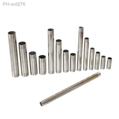 BSP 1/2 quot;3/4 quot;1 quot;Pipe Fitting Stainless Steel 304 MalexMale Threaded Pipe Connector 5/6/8/10/15/20/30cm Adapter Shower Rod