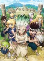 อนิเมะสไตล์อื่นๆ Dr. Stone Ishigami Senku Shishio Tsukasa ภาพพิมพ์ศิลปะโปสเตอร์ผ้าไหมของตกแต่งผนังบ้าน24X36นิ้ว0726