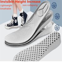 Height Increase Insole for Men Soft Sole Comfortable Sports Shock Absorbing Breathable Winter Shoe Pad Plantillas Para Los Pies