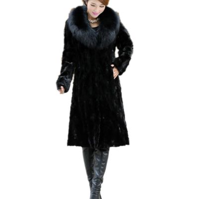 Lisa Colly Furs ฤดูหนาวใหม่หรูหรา Faux Fox Fur Coat Super Long Fluffy Faux Fur Jacket Overcoat ผู้หญิงเสื้อขนสัตว์ปลอม Outerwear