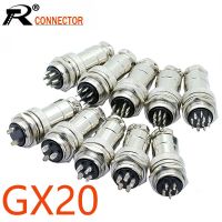 10Sets GX20 Aviation Connector Male &amp; Female 2/3/4/5/6/7/8/9/10/12/14 Pin Diameter 20Mm Aviation Plug Socket Circular Connector