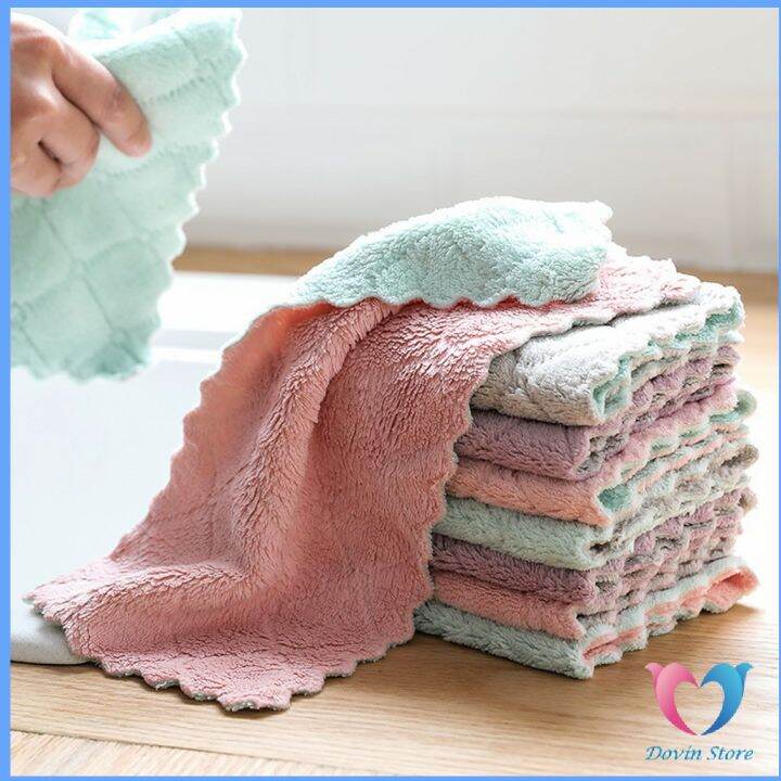 ผ้าอเนกประสงค์-ผ้าไมโครไฟเบอร์-ผ้าเช็ดจาน-clean-cloths