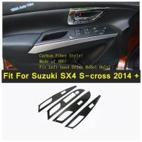 ABS Car Styling Inner Door Armrest Window Glass Lift Button Panel Cover Trim Accessories Fit For Suzuki SX4 S-cross 2014 - 2021