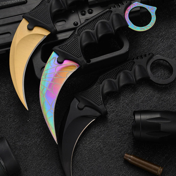 426toolมีดคารัมบิต-ใบตาย-มีดพก-มีดควง-มีดกรงเล็บ-มีดอเนกประสงค์-karambit-knife