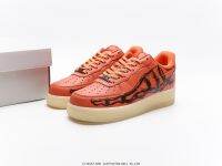 รองเท้าAir Forrce 1 Low Skeleton Halloween (2018) Orange SIZE.40-45 นุ่ม ใส่สบาย รองเท้าแฟชั่น รองเท้าลำลอง รองเท้าใส่เที่ยว-ใส่ทำงาน รองเท้าผู้ชาย *V14