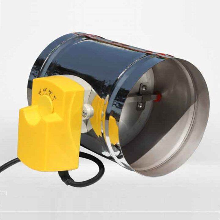 150MM stainless steel motorized air damper valve round duct adjustable