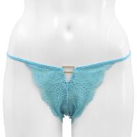 Annebra กางเกงใน ทรงบิกีนี่ ผ้าลูกไม้ Bikini Panty รุ่น AU3-862 สีฟ้า