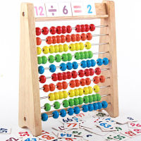 Wooden Children Beads Rainbow Abacus Arithmetic Calculation Puzzle Operation Math Toys Learning Education Puzzle Toy New Style