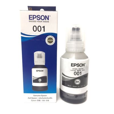 Epson 001 Ink Bottle Black Ink cartridge EPSON - หมึกดำ Epson 001 ของแท้ประกันศูนย์ (สีดำ Black)