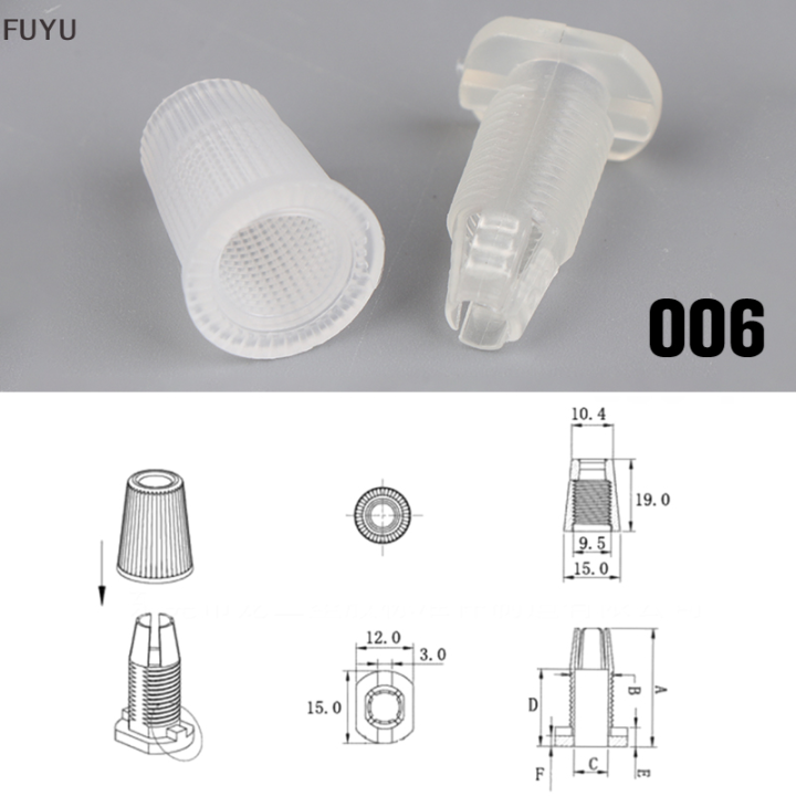 fuyu-20pcs-033-006สายเคเบิ้ลพลาสติก-reliefs-wire-clamp-ชาย-m10สายเกลียว-grips-สำหรับจี้อุปกรณ์เสริมสายไฟสายไฟ