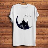 ราคาถูกอิสลามมุสลิม Ramadan Kareem Tshirt ใหม่ผู้ชายลำลอง Unisex Streetwear แขนสั้น T เสื้ออิสลามมัสยิด Crescent ของขวัญ TeeS-5XL