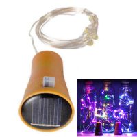 【LZ】❈✽✢  Solar Wine Bottle Lights com cortiça Fairy String Lights para festa Decoração DIY Casamento Natal Fio de cobre 2m 20LEDs