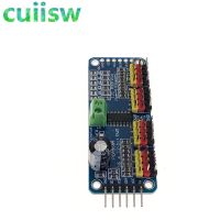 16ช่องสัญญาณ12บิต Pwm/ เซอร์โว Driver-I2C โมดูล PCA9685อินเตอร์สำหรับ Arduino หรือราสเบอร์รี่ Pi โมดูลโล่เซอร์โวชิลด์ชิ้นส่วนวงจรไฟฟ้า