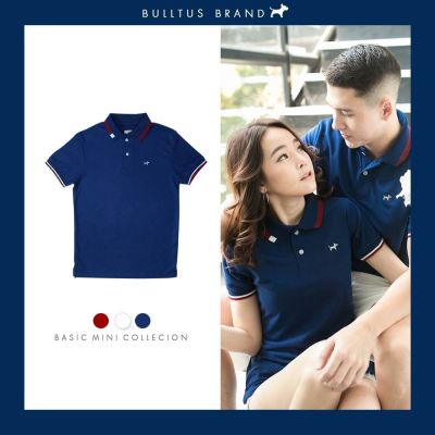 MiinShop เสื้อผู้ชาย เสื้อผ้าผู้ชายเท่ๆ BULLTUS BRAND มีถึงอก 48” เสื้อโปโล สีกรมท่า Mini Collection (ใส่โค้ด BLT6JUN ลดทันที 20%) มี XXL เสื้อผู้ชายสไตร์เกาหลี