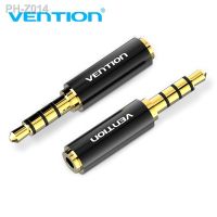 Vention Audio Adapter 3.5mm Male to 2.5mm Female Jack Aux Adapter Gold Plug 4 Pole Connector for Car Speaker Headphone Earphone