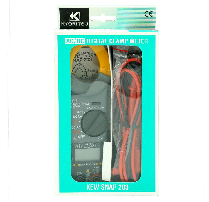 kyoritsu-รุ่น-kew-snap-203-kt203-ac-dc-ดิจิตอลแคลมป์มิเตอร์-มิเตอร์วัดไฟ-digital-clamp-meter