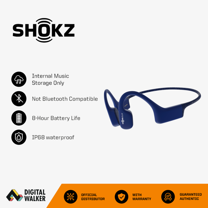 [Digital Walker] AfterShokz XTrainerz OpenEar MP3 Swimming Headphones