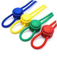 Double Hole Plastic Spring Rope Lock Stopper Pig Nose Buckle Clothing Hem Elastic Cord Buckle Shoe Laces Pant Leg Buckle