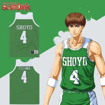 Anime Slam Dunk SHOHOKU Print Street Basketball Jersey No.10 Vest T-Shirt  Tops