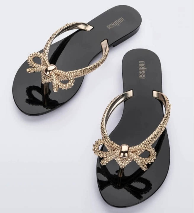 ready-stock-newmelissa-shoes-for-women-flip-flops-bow-trim-ladies-beach-slippers