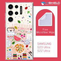 HI-SHIELD Stylish เคสใสกันกระแทก Samsung รุ่น Picnic1 [S22ultra , S23ultra]