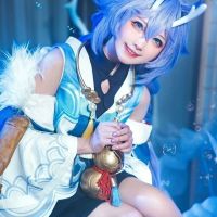 HOT”Honkai Star Rail Bailu Cosplay Costume ขนาดบวก คอสเพลย์เครื่องแต่งกายวิกผมเครื่องแต่งกายหางคอต่างหูเครื่องแบบสาวเครื่องแต่งกายชุดฮาโลวีน Wig Dress Tail Collar Gourd Bag Ears Uniform Astral Express Women Outfit Cos Uniform Suit Halloween