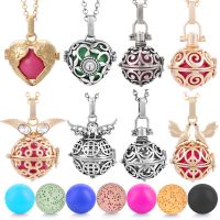 8 Styles Mexico Chime Music Caller Locket Necklace for Aromatherapy VA-001