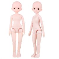 (Popular toys) 1/6 BJD ตุ๊กตาส่วนหัวหรือร่างกายสีชมพูผิวสาวบอลข้อต่อที่สามารถเคลื่อนย้ายแต่งตัวของเล่น Diy สำหรับเด็ก