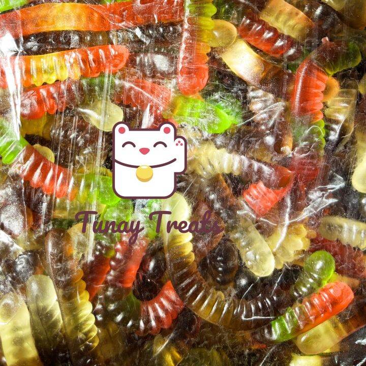 Gummy Candy Worm Earthworm Gummies 2.5kg Kutkutin Giveaways Wholesale