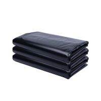 Durable large thickened garbage bag black property hotel sanitation extra large extra large kitchen large size plastic bag large garbage bag