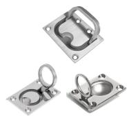 Durable Stainless Steel Marine Boat Deck Hatch Flush Pull Lift Handle Ring Door Knobs Handles Pull Ring Yacht Hardware