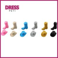 PETI DRESS 12Pcs ลูกปัดรูปทรงที่มีสีสัน ลูกปัดรองเท้าคาวบอย 12ชิ้นค่ะ ลูกปัดคั่นระยะแบบหลวม ลูกปัดปากกา. ลูกปัดหมวกคาวบอย ผู้ใหญ่และผู้ใหญ่