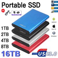 Mobile Solid State Drive 1TB Portable SSD USB 3.0ฮาร์ดไดรฟ์ภายนอก500GB Type-C ฮาร์ดดิสก์ความเร็วสูงสำหรับแล็ปท็อป Mac PC