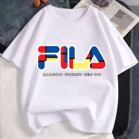 T0850? เสื้อยืดคอกลมลาย FILA พร้อมส่ง สไตล์เกาหลี ฟรีไซส์ ลายสกรีนคมชัด ผ้านิ่ม (ใส่ได้ทั้งหญิงและชาย)