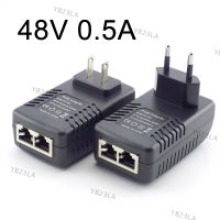 DC 48V 0.5A 24W POE Power Adapter Injector Switch Wall Plug for IP Camera Wifi CCTV Surveillance US EU Plug YB23TH