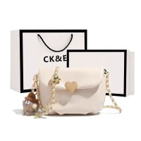 【hot seller】 Qixi gift for girlfriend ck eq pleated cloud bag female summer 2023 new one-shoulder Messenger chain