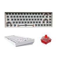 Tester68 Mechanical Keyboard Kit 72pcs Switch 5pin Hot Swap Shaft Axis Blutooth5.0+2.4G Customized Bluetooth Wireless Keyboard