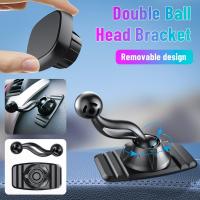 RYRA Car Mobile Phone Holder Base Disc Double Ball Head PAD Silicone Suction Cup Clip Accessories Magnetic Adhesive Accessories Car Mounts