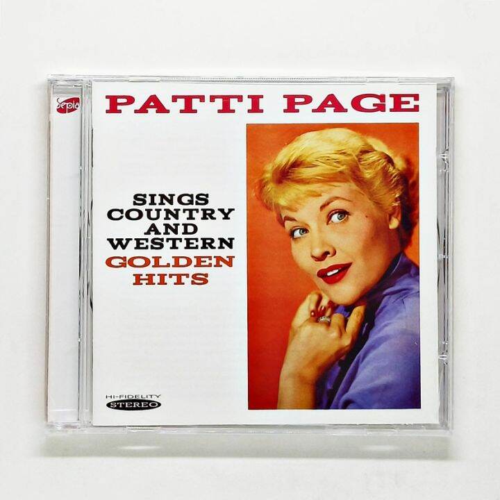 Cd เพลง Patti Page Patti Page Sings Country And Western Golden Hits Cd Compilation 2115