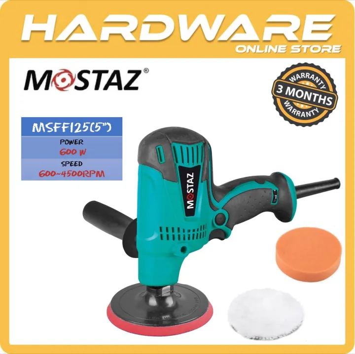 Mostaz 5" Car Polisher 600W MSFF125 Car Polish Machine Mesin Polish
