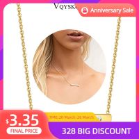 Personality Month Name January to December Bar Pendant Necklace Stainless Steel Birthstone Necklaces for Women Birthday Gifts