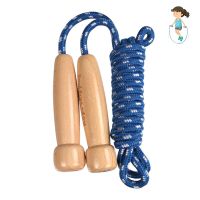 【CW】Jump Rope Children Adjustable Wooden Handle Skipping Rope Suitable For Boys And Girls Fitness Training/Sport/Exercise At Home