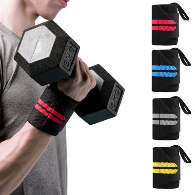 Weight Lifting Wristband Elastic Breathable Wrist Wraps Bandage Gym Fitness Weightlifting Powerlifting Wrist Brace Support Strap
