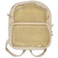 New Cute Transparent Ladies Backpack Pvc Jelly Color Student Bag Fashion Girl Backpack